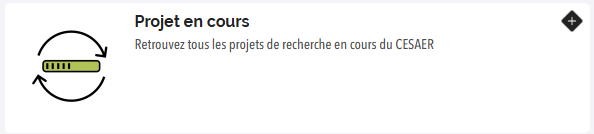 Bouton Projet en cours
