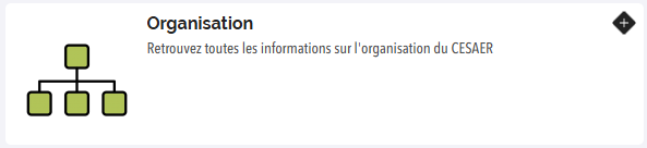 Bouton organisation