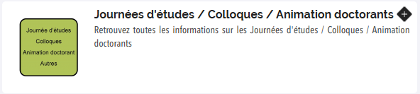 Bouton JE / Colloques / JD / Autres