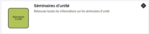 Bouton séminaire d'unité
