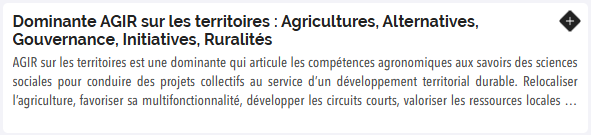 Bouton dominante AGIR