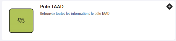 Bouton Pôle TAAD
